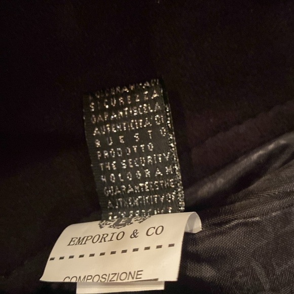 EMPORIO & Co black ultra suede blazer  Jacket made in Italy women’s Size XL - Picture 6 of 10